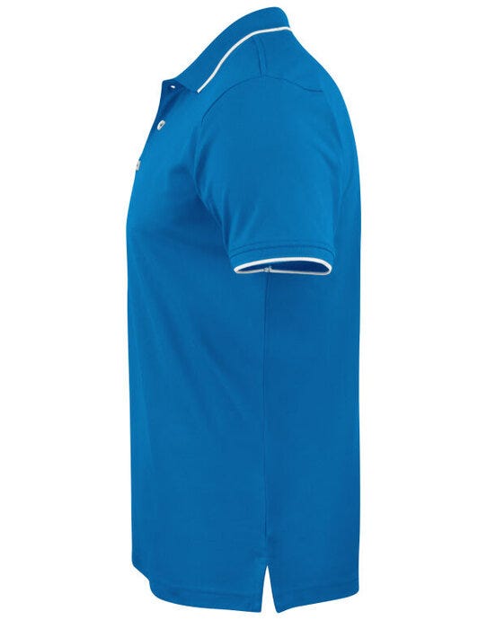 James Harvest HAR2135036 Greenville Modern Polo - Bright Blue