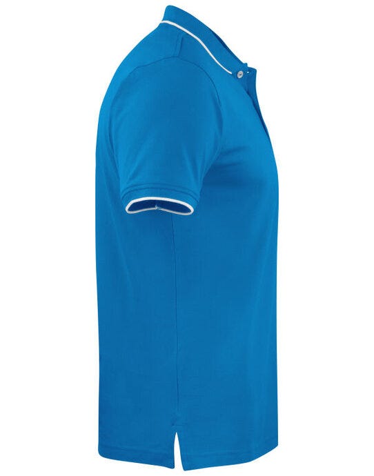 James Harvest HAR2135036 Greenville Modern Polo - Bright Blue
