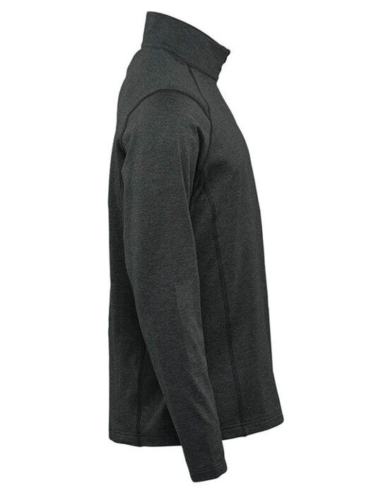 Stormtech HTZ-2 Mens Treeline 1/4 Zip Pullover - Black Heather