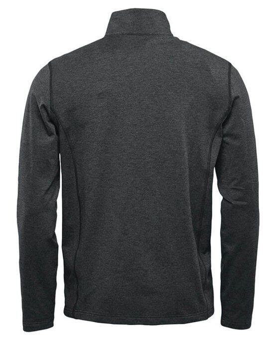 Stormtech HTZ-2 Mens Treeline 1/4 Zip Pullover - Black Heather