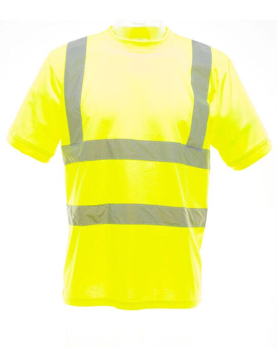Yoko HVJ410 Hi-Vis Short Sleeve T-Shirt - Hi-Vis Yellow