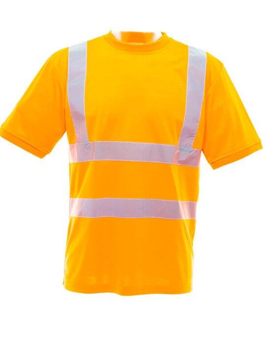 Yoko HVJ410 Hi-Vis Short Sleeve T-Shirt - Hi Vis Orange