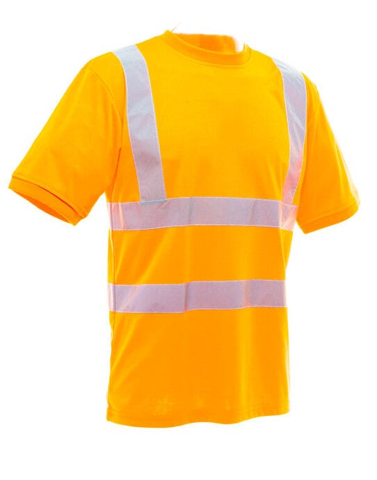 Yoko HVJ410 Hi-Vis Short Sleeve T-Shirt - Hi Vis Orange