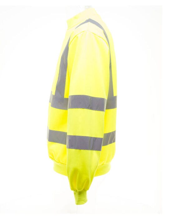 Yoko HVJ510 Hi-Vis Heavyweight Sweatshirt - Hi-Vis Yellow