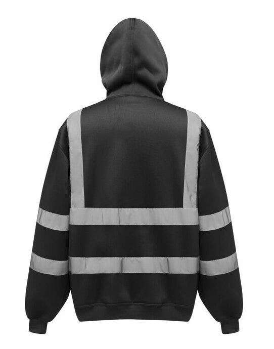 Yoko HVK05 Hi-VIs Hoodie - Black