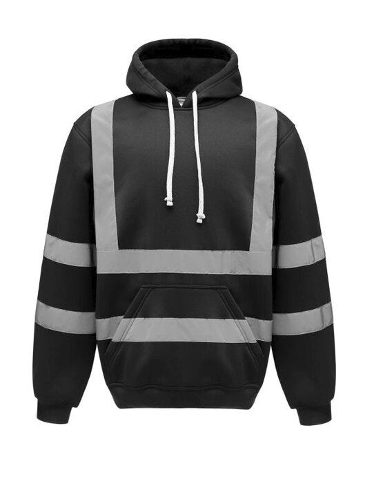 Yoko HVK05 Hi-VIs Hoodie - Black