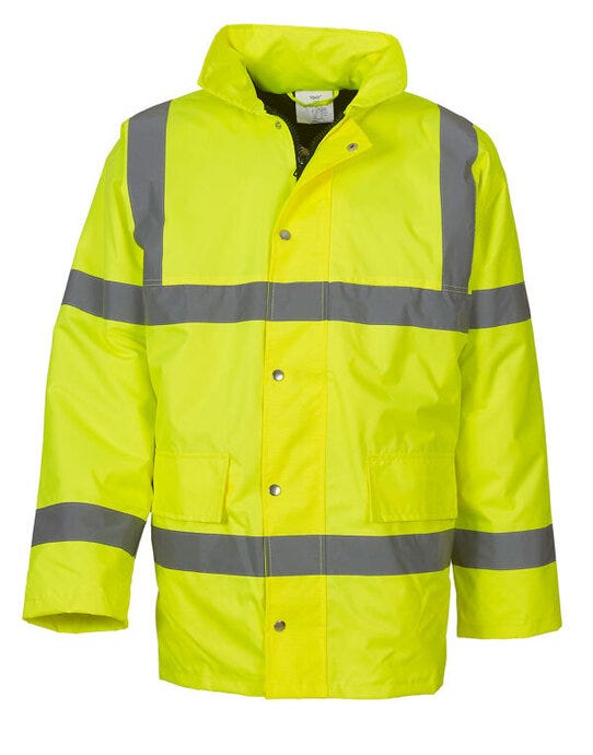 Yoko HVP300 Hi-Vis Road Safety Jacket - Hi-Vis Yellow