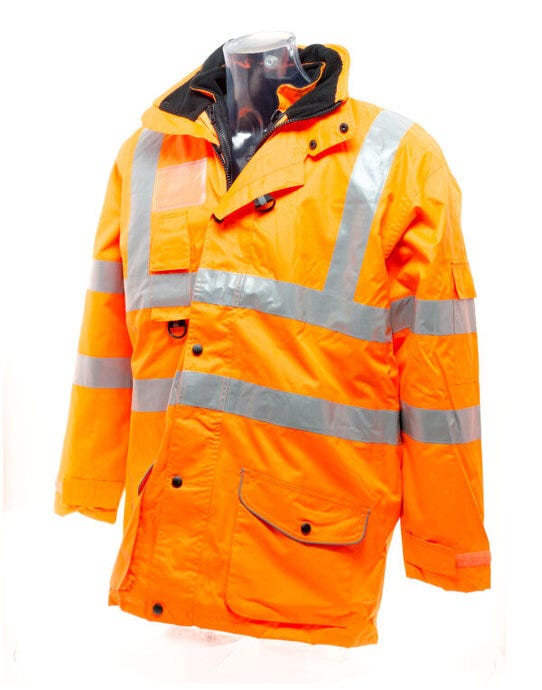 Yoko HVP711 Hi Vis Multi-Function 7-In-1 Jacket - Hi Vis Orange