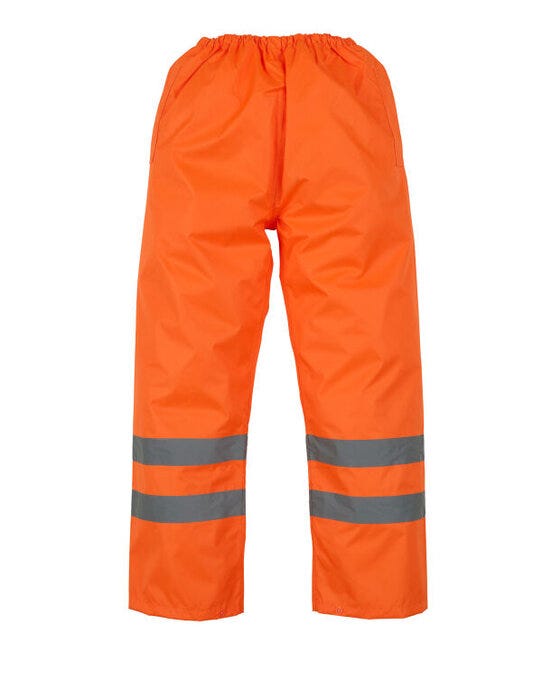Yoko HVS462-3M Hi-Vis Waterproof Contractor Trs - Hi Vis Orange