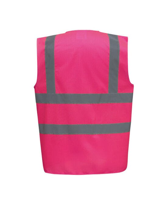 Yoko HVW100EV Enhanced Vis Waistcoat - Pink