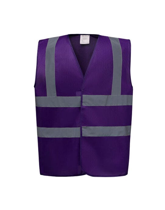 Yoko HVW100EV Enhanced Vis Waistcoat - Purple