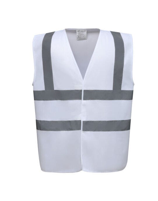 Yoko HVW100EV Enhanced Vis Waistcoat - White