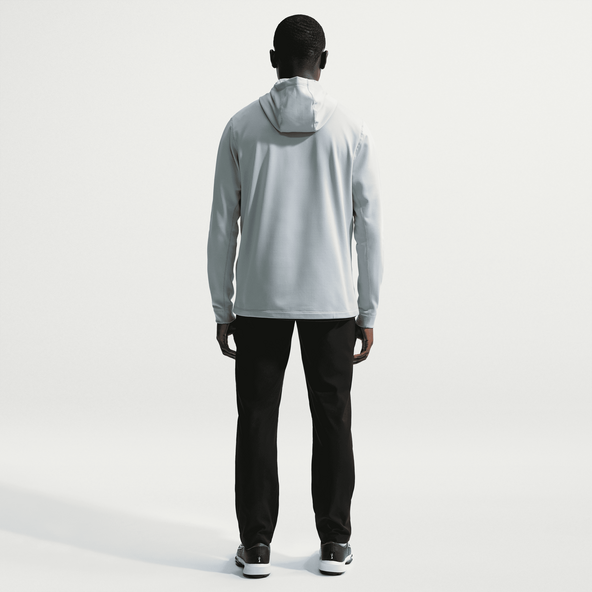 Nike IU2627 Velocity Hoodie - Wolf Grey/White