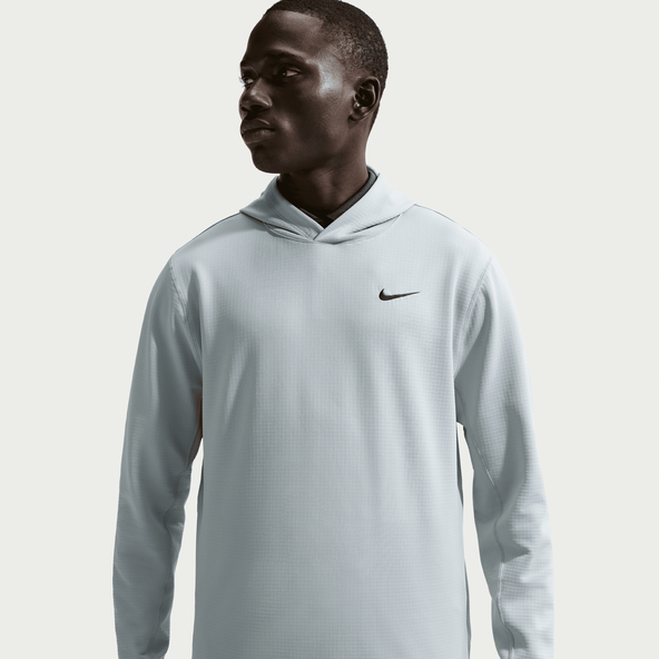 Nike IU2627 Velocity Hoodie - Wolf Grey/White
