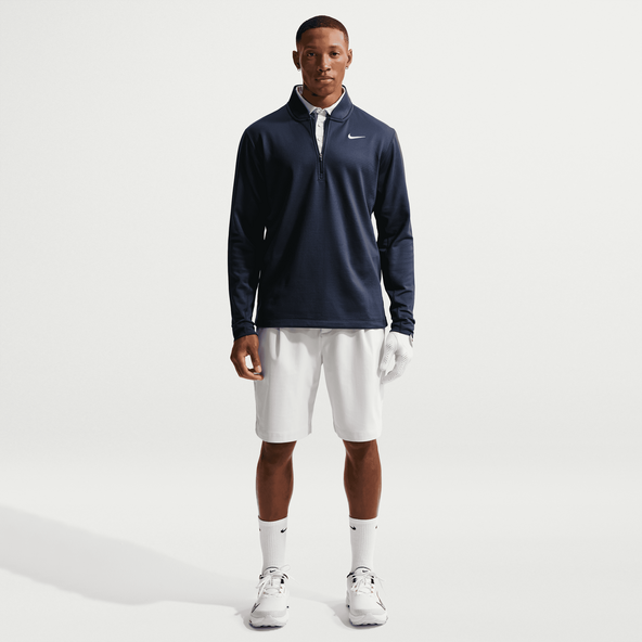 Nike IU2629 Velocity Therma-Fit 1/2 Zip Top - College Navy/White