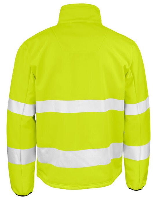 Jobman JM1202 Softshell Jacket Hi-Vis - Yellow