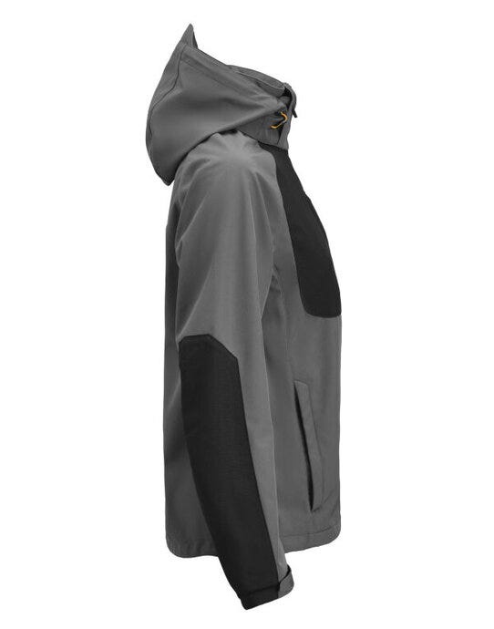 Jobman JM1372 Women's Oxygen Softshell Jacket - Dark Grey/Black