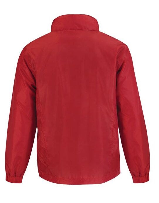 B&C JUI60 B&C ID.601 Men's Lightweight Windbreaker - Red