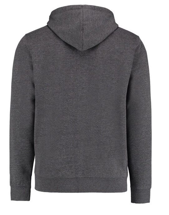 Kustom Kit KK303 Mens Superwash Zipped Hoodie - Dark Grey Marl