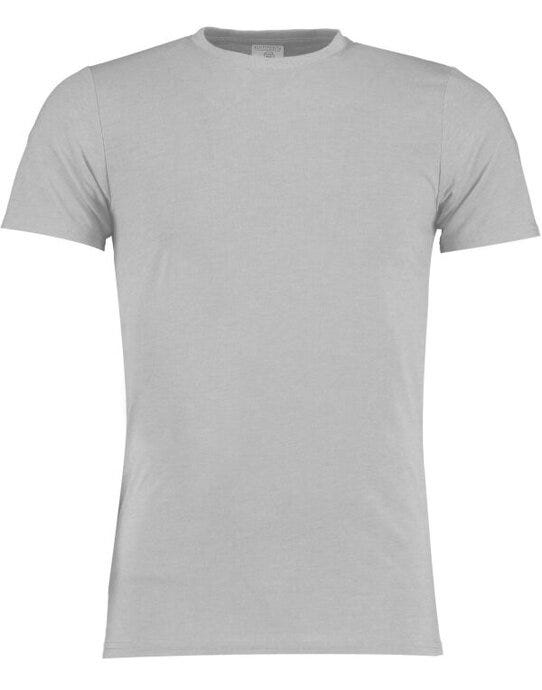 Kustom Kit KK504 Mens Fashion Superwash Tee - Light Grey Marl