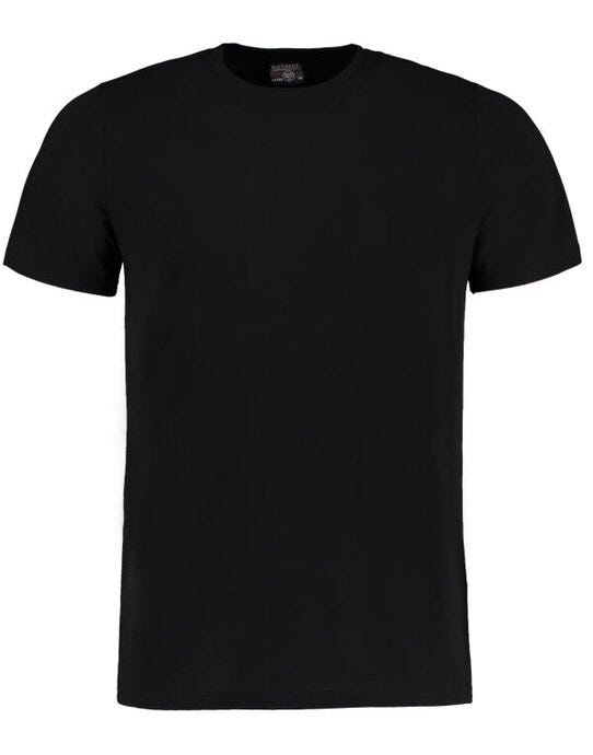 Kustom Kit KK504 Mens Fashion Superwash Tee - Black