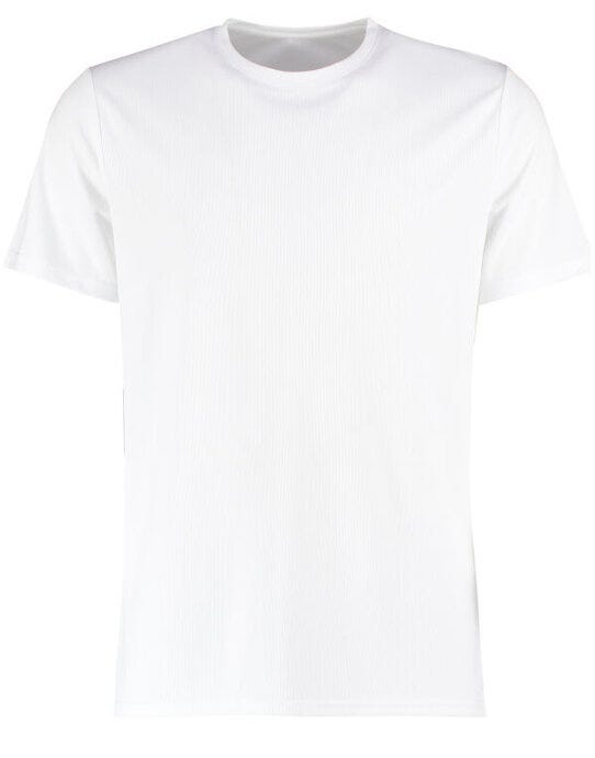 Kustom Kit KK555 Mens Cooltex Micro Mesh Tee - White