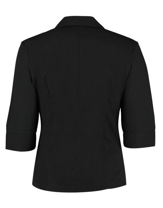 Kustom Kit KK715 Ladies 3/4 Continental Blouse - Black