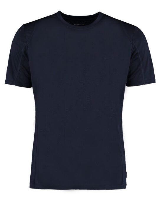 Kustom Kit KK991 Mens Cooltex Contrast Tee - Navy/Navy
