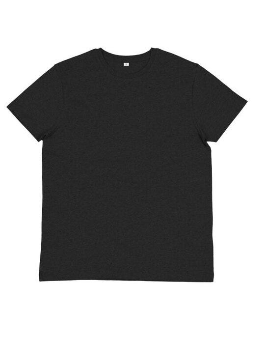 Mantis M01 Mens Essential Organic T - Charcoal Grey Melange