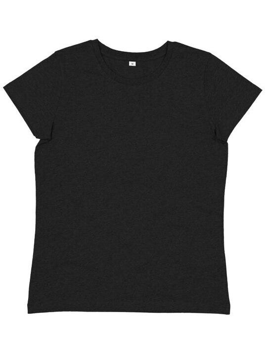 Mantis M02 Womens Essential Organic T - Charcoal Grey Melange