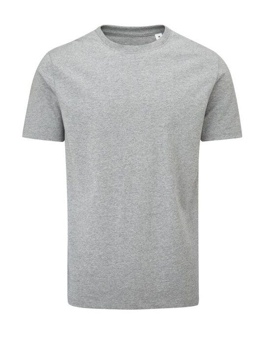 Mantis M03 Unisex Essential Organic Heavy T - Heather Grey Melange