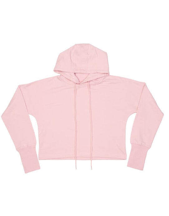 Mantis M140 Womens Cropped Hoodie - Soft Pink