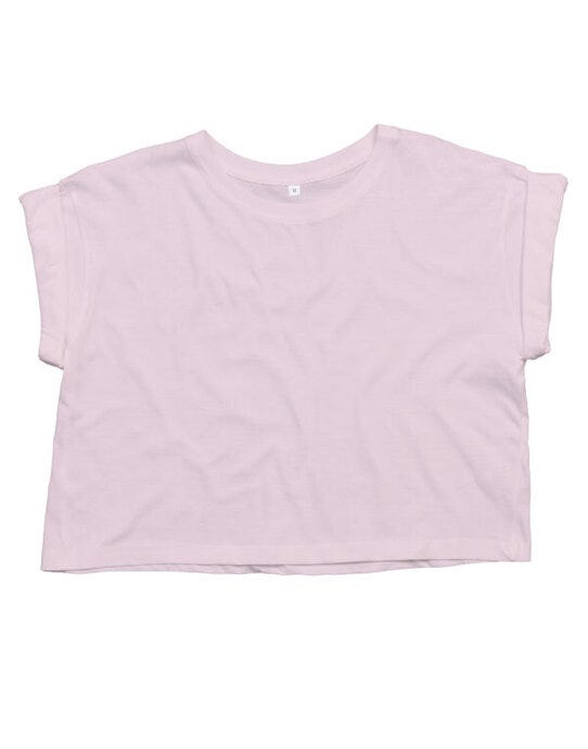 Mantis M96 Womens Crop Top T - Soft Pink