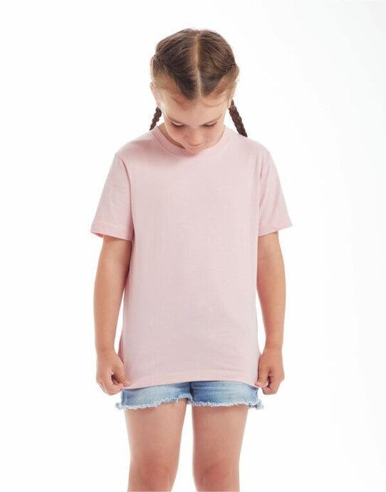 Mantis MK01 Kids Essential Organic T - Soft Pink