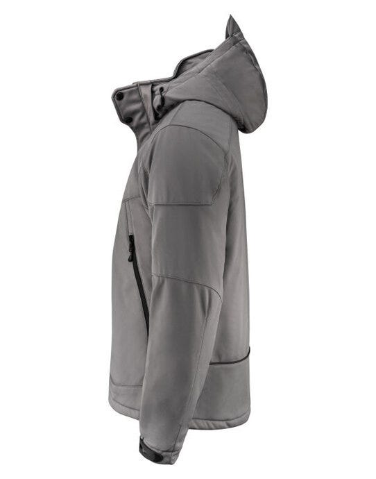 Printer Essentials PE2261035 Men Skeleton Softshel - Steel Grey