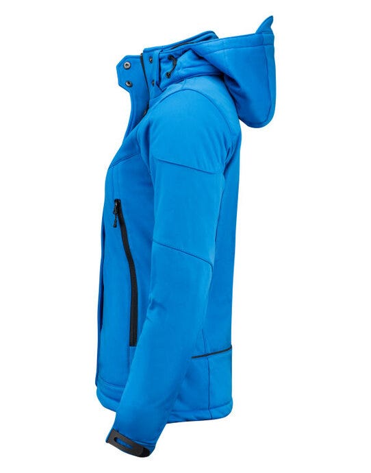 Printer Essentials PE2261041 Printer Ladies Skeleton Softshell Jacket - Ocean Blue