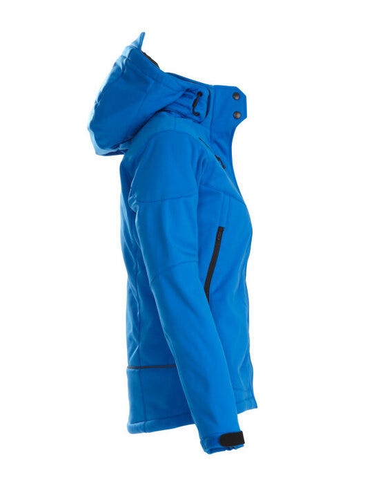 Printer Essentials PE2261041 Printer Ladies Skeleton Softshell Jacket - Ocean Blue