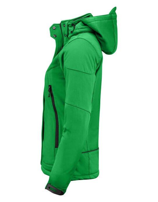 Printer Essentials PE2261041 Printer Ladies Skeleton Softshell Jacket - Fresh Green