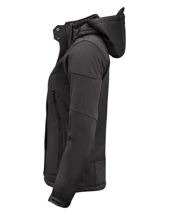 Printer Essentials PE2261041 Printer Ladies Skeleton Softshell Jacket - Black