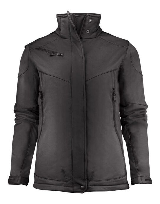 Printer Essentials PE2261041 Printer Ladies Skeleton Softshell Jacket - Black