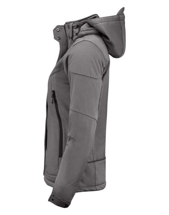 Printer Essentials PE2261041 Printer Ladies Skeleton Softshell Jacket - Steel Grey