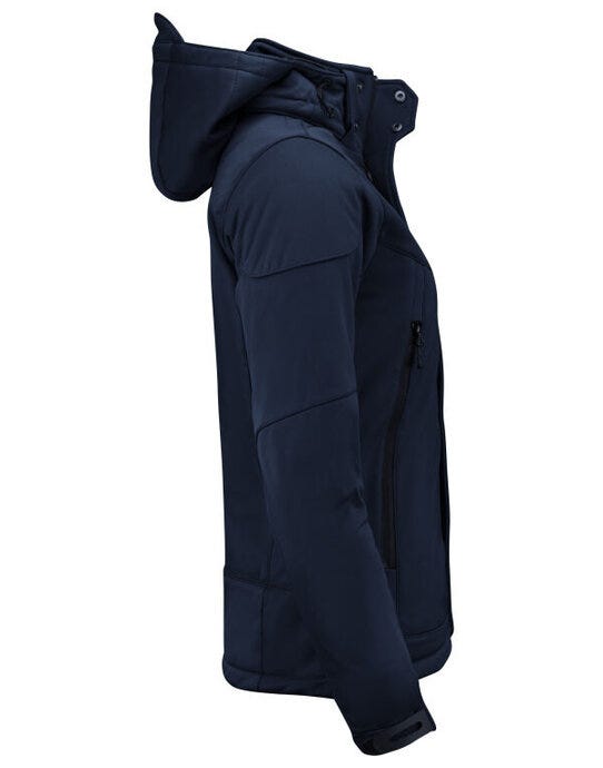 Printer Essentials PE2261041 Printer Ladies Skeleton Softshell Jacket - Dark Navy