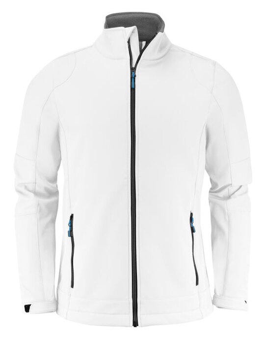 Printer Essentials PE2261044 Printer Mens Trial Softshell Jacket - White