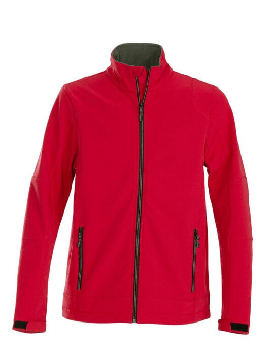 Printer Essentials PE2261044 Printer Mens Trial Softshell Jacket - Red
