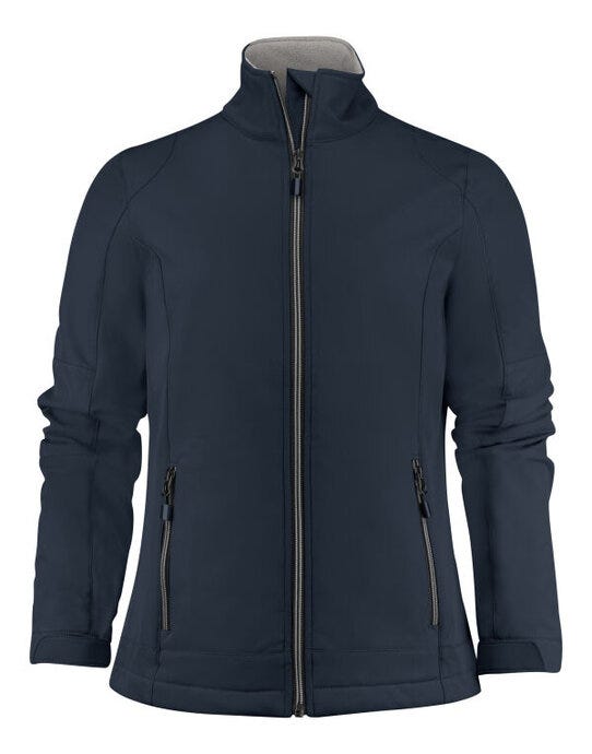 Printer Essentials PE2261045 Printer Ladies Trial Softshell Jacket - Dark Navy