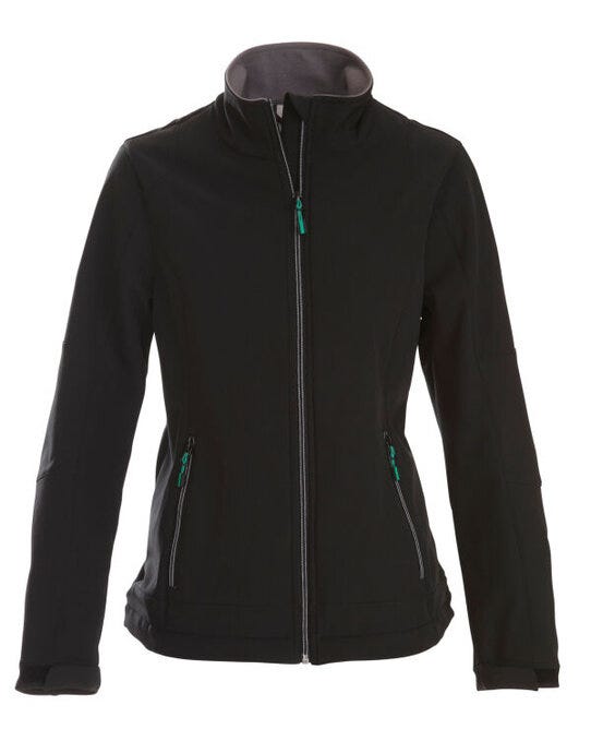 Printer Essentials PE2261045 Printer Ladies Trial Softshell Jacket - Black