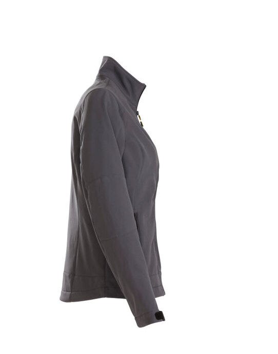Printer Essentials PE2261045 Printer Ladies Trial Softshell Jacket - Steel Grey