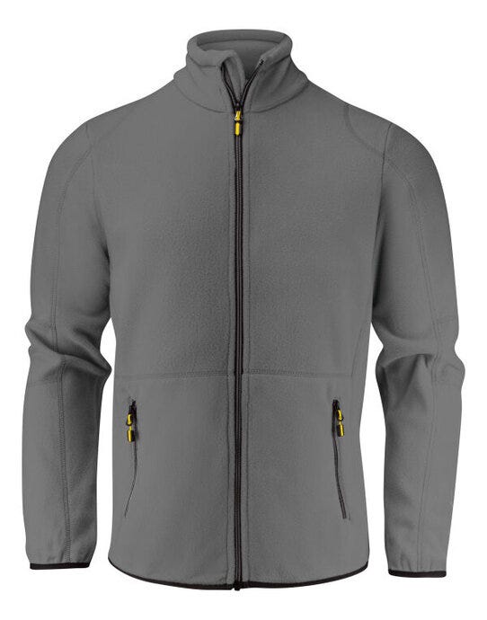 Printer Essentials PE2261500 Printer Mens Speedway Fleece Jacket - Steel Grey