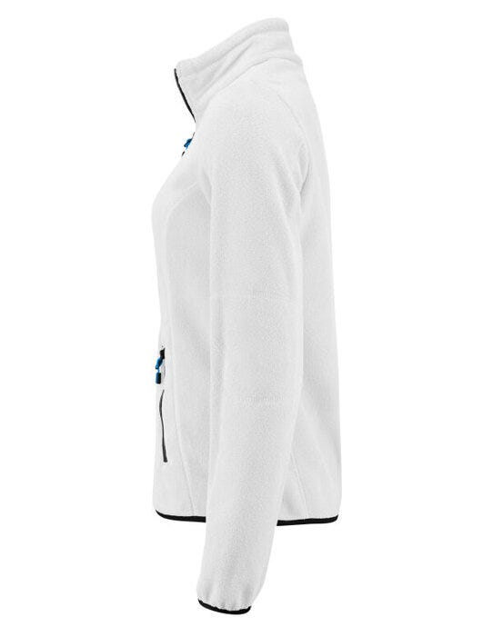 Printer Essentials PE2261501 Printer Ladies Speedway Fleece Jacket - White