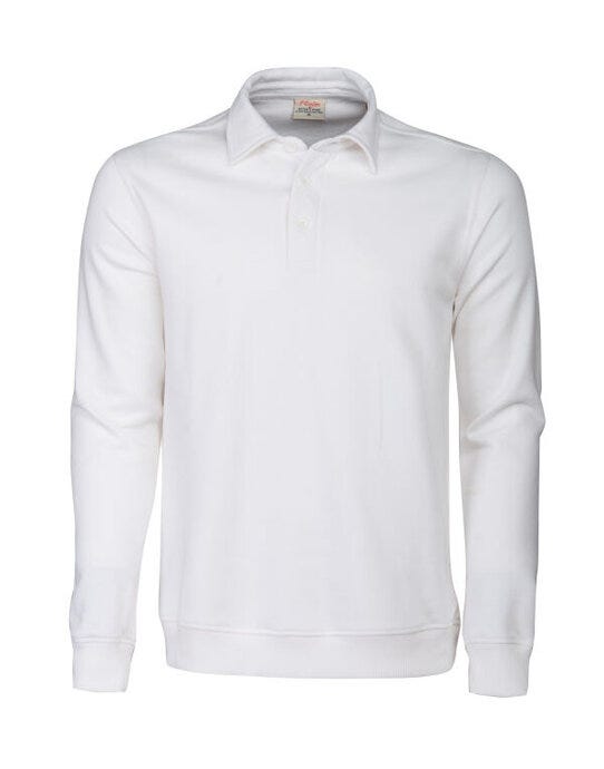 Printer Essentials PE2262040 Printer Mens Homerun Sweatshirt - White